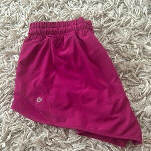 Lululemon Hotty Hot Low Rise Shorts: Ripened Rasberry-Size 10